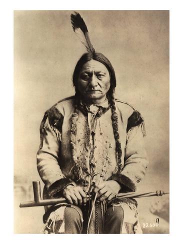 Sitting Bull (Tatanka Iyotake) 1831-90 Teton Sioux Indian Chief Giclee ...