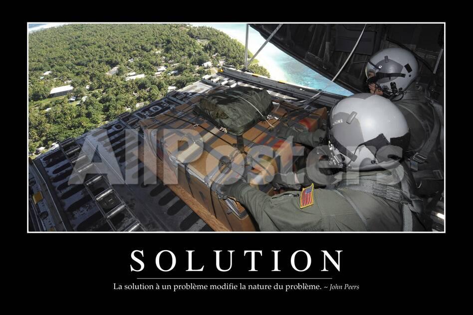 Solutions Citation Et Affiche D Inspiration Et Motivation Photographic Print Allposters Com