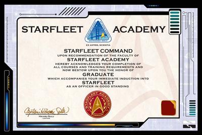 'Star Trek Certificate' Posters - | AllPosters.com