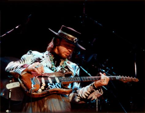 Stevie Ray Vaughan, Steve Galli, 1986, Royal Oak Music Theater, Royal ...