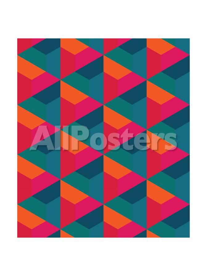 Vector Modern Seamless Colorful Geometry Pattern Color Abstract