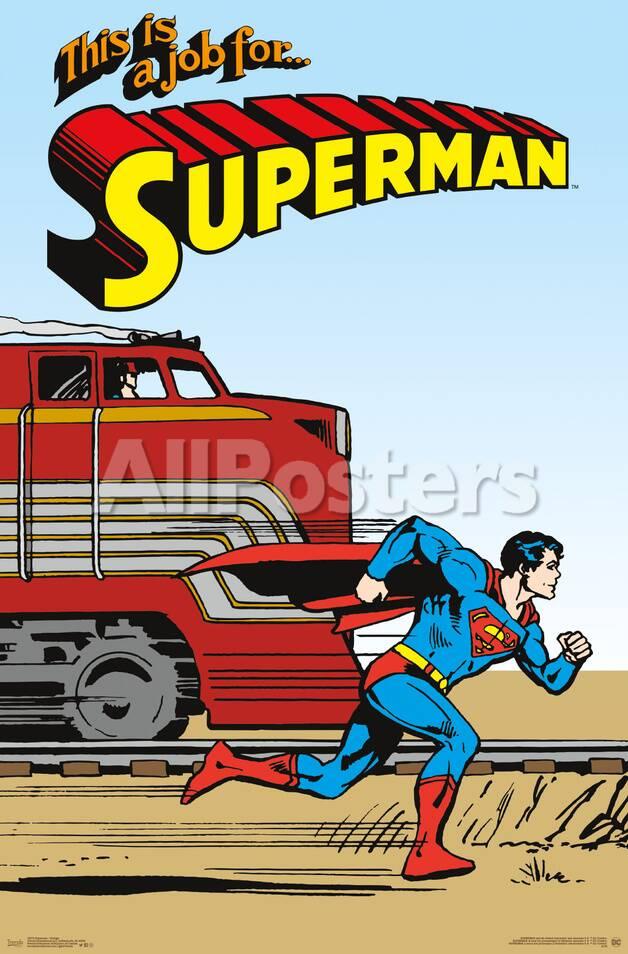 Superman Vintage Prints Allposters Com