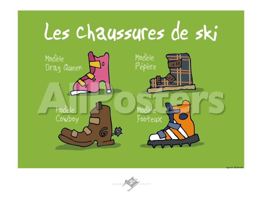 Touchouss Chaussures De Ski Prints Sylvain Bichicchi Allposters Com