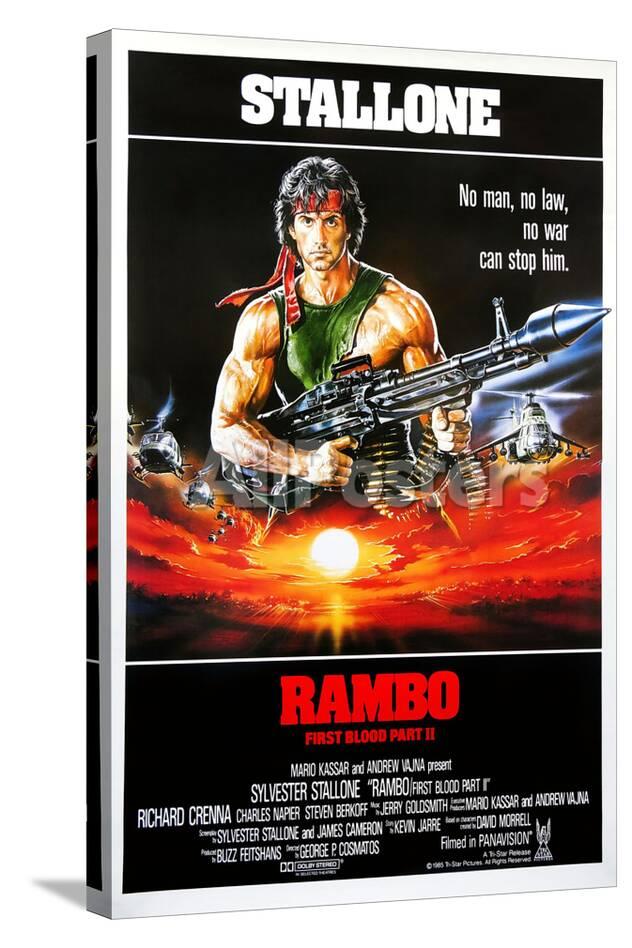 Sylvester Stallone Rambo First Blood Part Ii 1985 Directed By George P Cosmatos Photographic Print Allposters Com