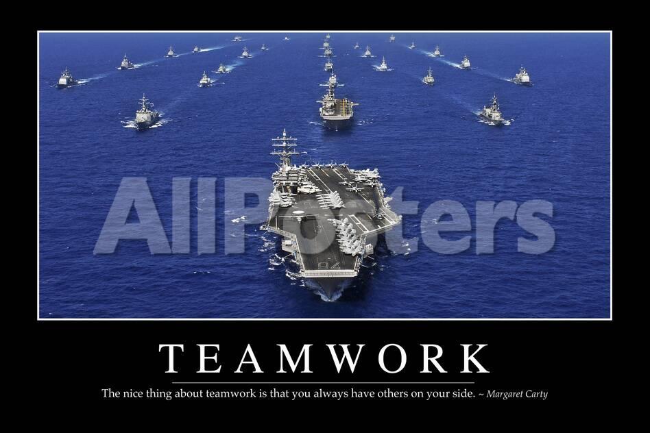 teamwork motivational poster