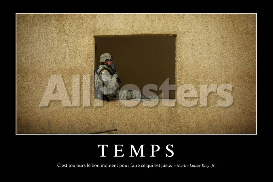 Temps Citation Et Affiche D Inspiration Et Motivation Photographic Print Allposters Com
