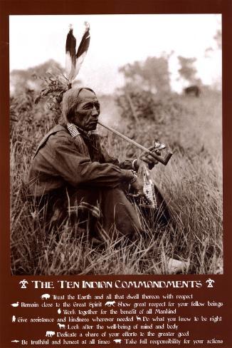 commandments indian ten native american posters poster culture paintings print indians allposters americans subject spirituality plains les sp braves indigenous