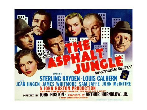 Image result for the asphalt jungle poster