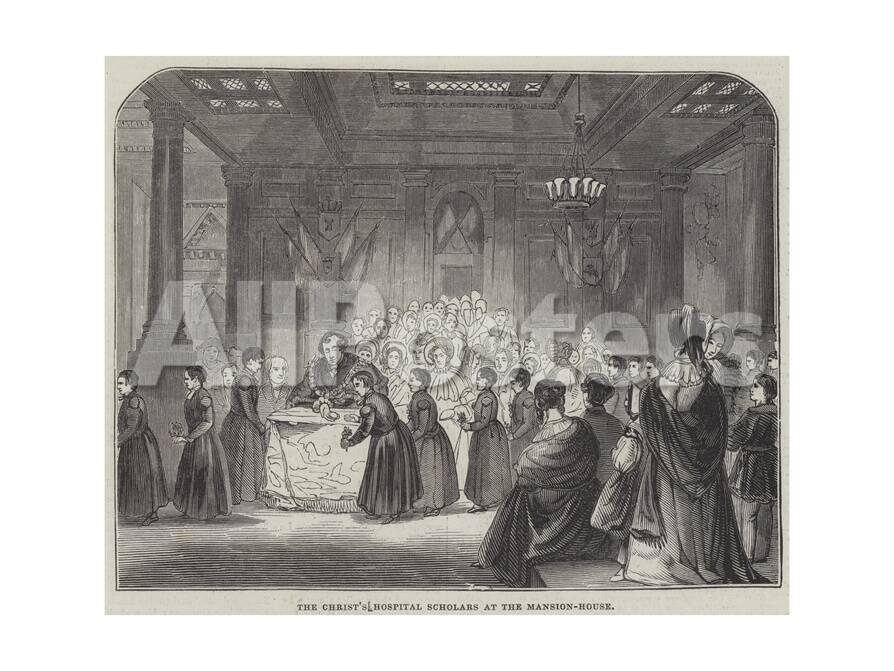 The Christ S Hospital Scholars At The Mansion House Giclee Print Allposters Com