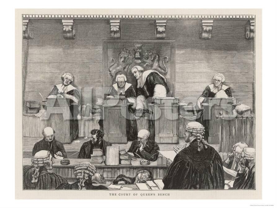 The Court Of The Queen S Bench In Session Giclee Print At