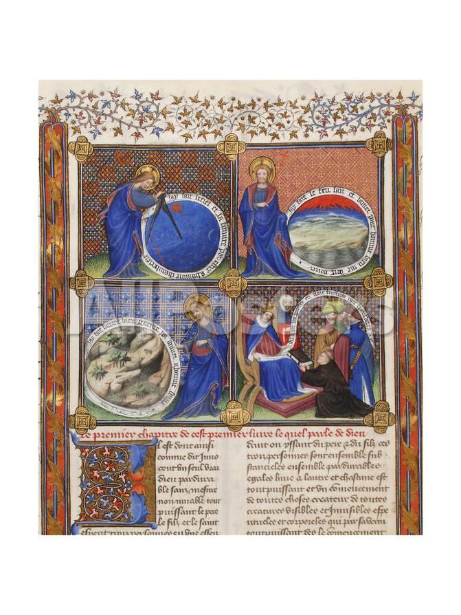 The Creation From Livre Des Propietes Des Choses By Barthelemy L Anglai Giclee Print Allposters Com The Creation From Livre Des Propietes Des Choses By Barthelemy L Anglai Giclee Print Allposters Com