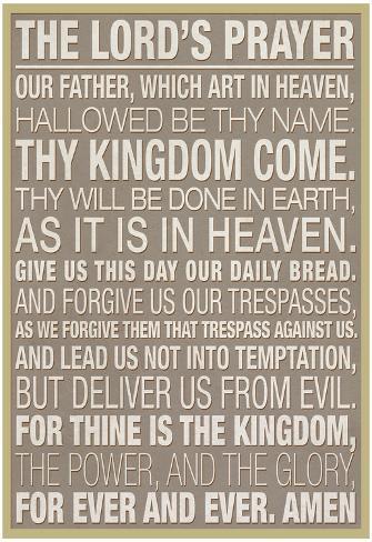 The Lord's Prayer Prints at AllPosters.com