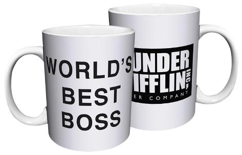 The Office Dunder Mifflin World S Best Boss Mug Allposters Ca The Office Dunder Mifflin World S Best Boss Mug