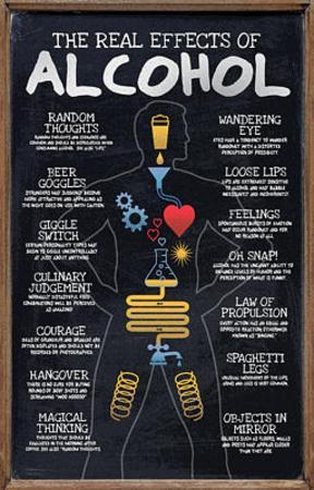 'The Real Effects of Alcohol Humor Poster' Prints - | AllPosters.com