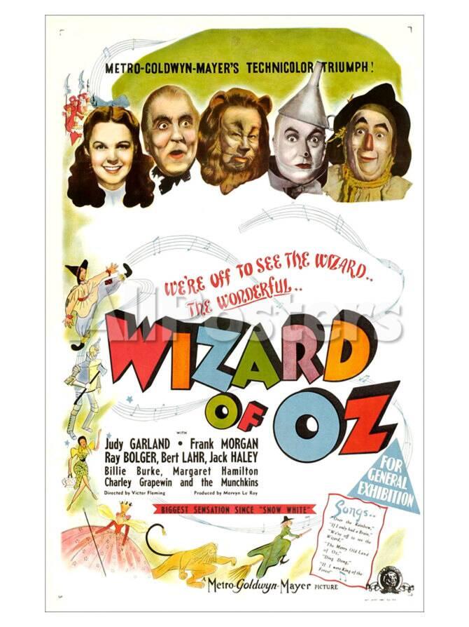 The Wizard Of Oz Uk Movie Poster 1939 Prints At Allposters Com