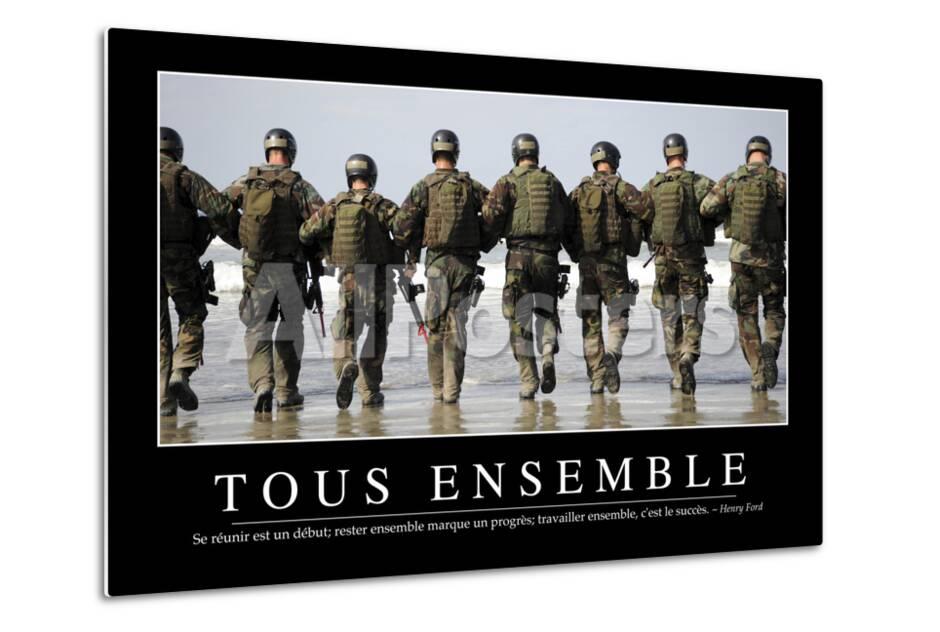 Tous Ensemble Citation Et Affiche D Inspiration Et Motivation Photographic Print Allposters Com