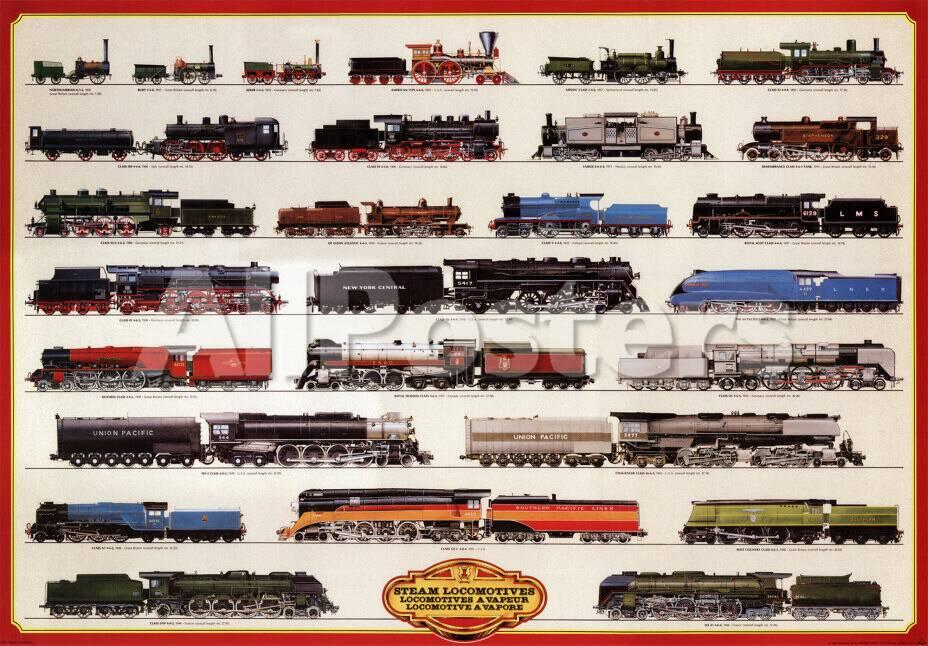 Train Steam Locomotives Posters Allposters Com