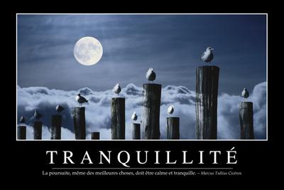 Tranquillite Citation Et Affiche D Inspiration Et Motivation Photographic Print Allposters Com