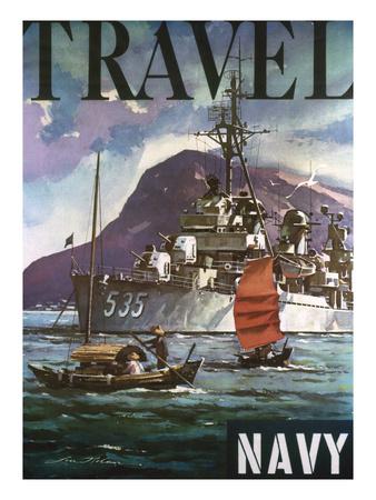 Download U.S. Navy Travel Poster Giclee Print at AllPosters.com