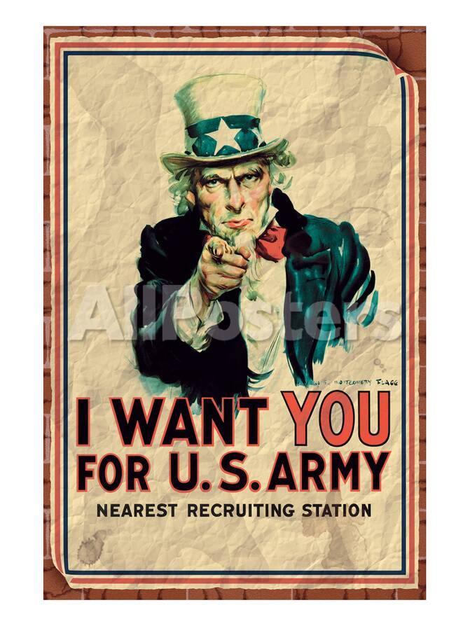 I want you for us army I want you for us army