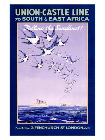 union castle africa line south print allposters posters