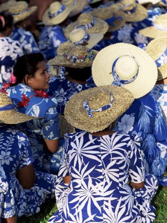 'Women Waiting to Parade on Independence Day, Apia, Upolu ...