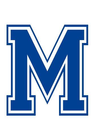 varsity letter m make your own banner letter poster allposters ca