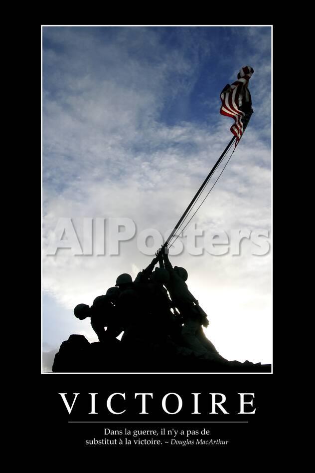 Victoire Citation Et Affiche D Inspiration Et Motivation Photographic Print Allposters Com