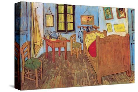 Slaapkamer in Arles, ca.1887 Kunst op gespannen canvas van Vincent ... Slaapkamer in Arles, ca.1887 Kunst op gespannen canvas van Vincent ...