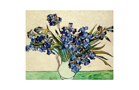 Vase of Irises, c.1890 Giclee Print by Vincent van Gogh - AllPosters.co.uk