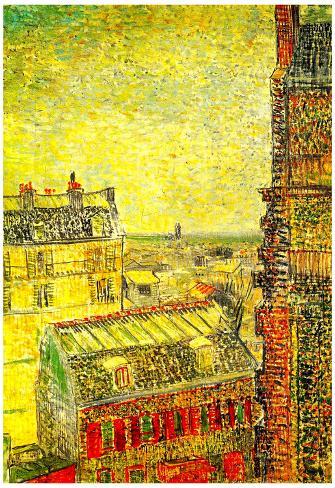 Vincent Van Gogh View of Paris from Vincent's Room in the ...