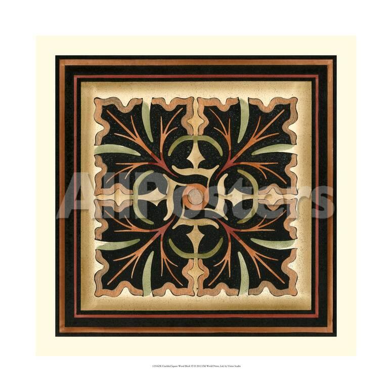 Led Square Wood Block Vi Art By Vision Studio At Allposters Com