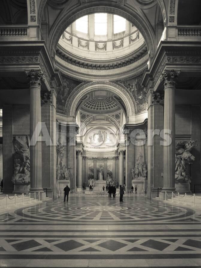 Interior Of The Pantheon Paris France