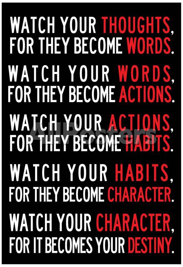 watch your thoughts motivational poster prints at allposters com