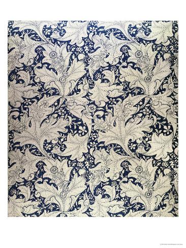 Wallflower Design Textile Giclee Print By William Morris Wallflower Design Textile