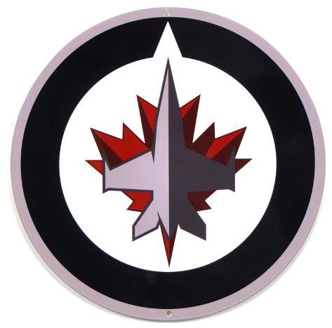 Winnipeg Jets Lasercut Steel Logo Sign Wall Sign ...