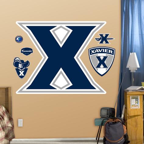 xavier university logo wall decal at allposters