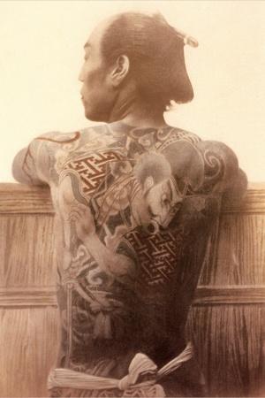 'Yakuza with Tattooed Back' Prints - | AllPosters.com