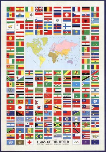 Flags Of The World Chart Printable