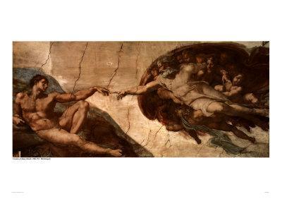 The Creation Of Adam C 1510 Detail Posters By Michelangelo The Creation Of Adam C 1510 Detail