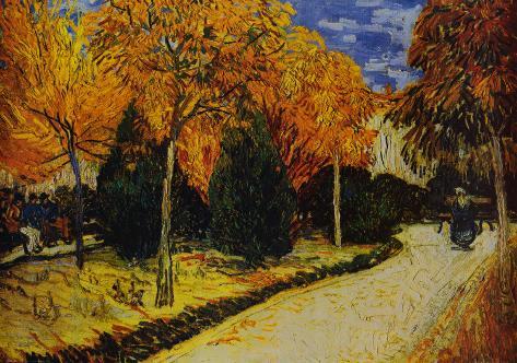 Autumn Garden' Posters - Vincent van Gogh | AllPosters.com