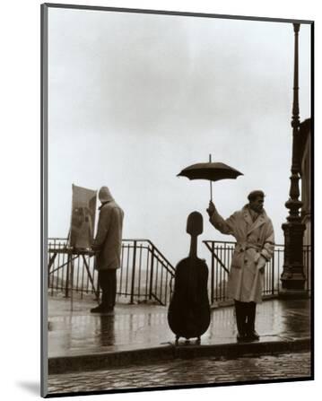 Musician In The Rain Prints By Robert Doisneau At Allposters Com