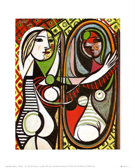 Girl Before A Mirror C 1932 Print Pablo Picasso Allposters Com Girl Before A Mirror C 1932 Print Pablo Picasso Allposters Com