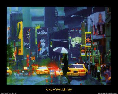 'New York Minute' Posters - Richard M. Swiatlowski ...