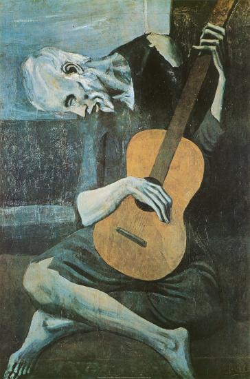 pablo picasso old man with guitar