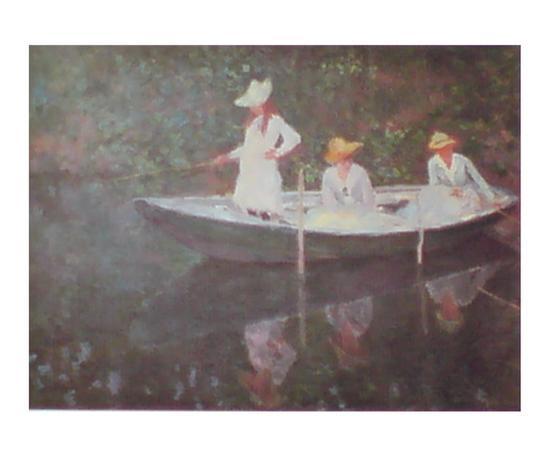 Barque a Giverny Posters by Claude Monet at AllPosters.com
