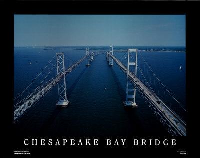 bay chesapeake bridge print mike smith