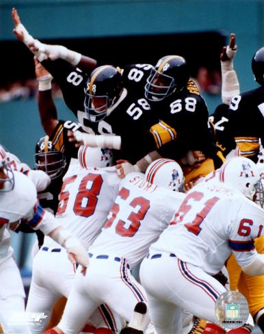 Steel Curtain Holmes Lambert Greenwood Blocking Field Goal