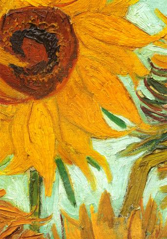 12 sunflowers van gogh