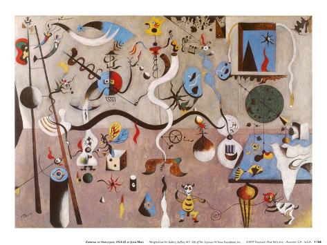 Carnival of Harlequin Art by Joan Miro at AllPosters.com